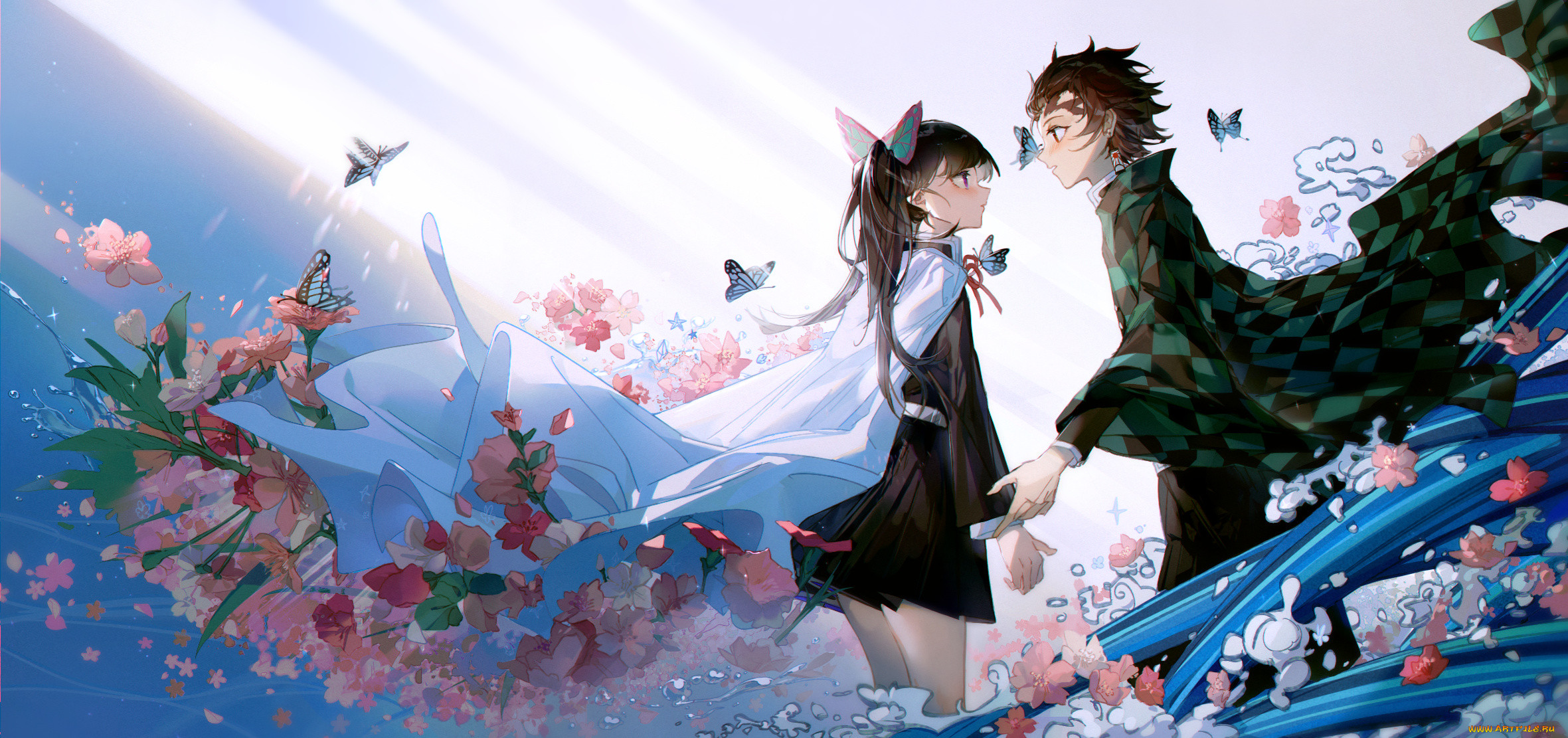   , , demon slayer,  kimetsu no yaiba, demon, slayer, kimetsu, no, yaiba, , , , , tanjirou, kamado, kanao, tsuyuri